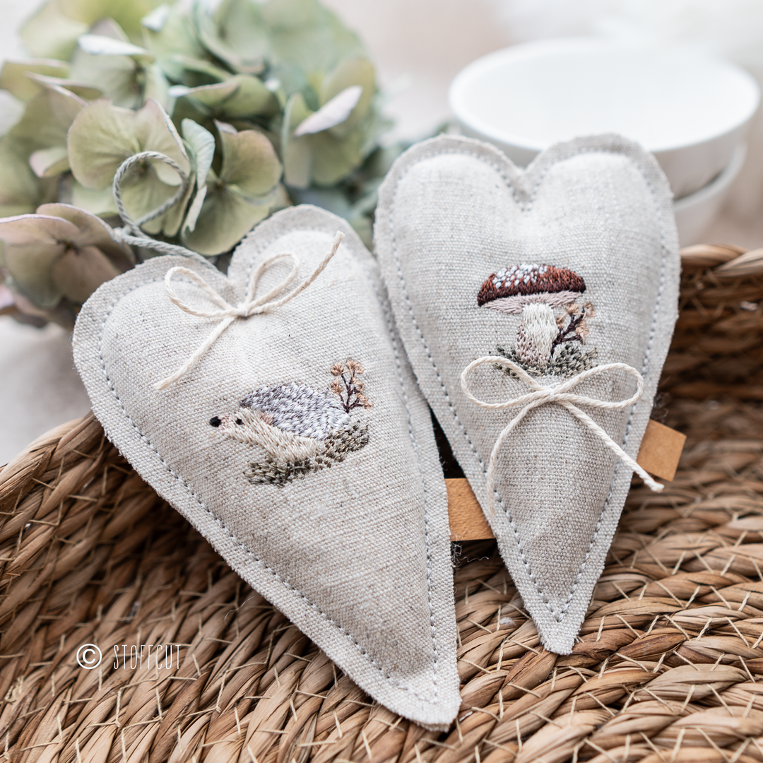 ITH Stickdatei Herbst Herzen 10x10 (4"x4")