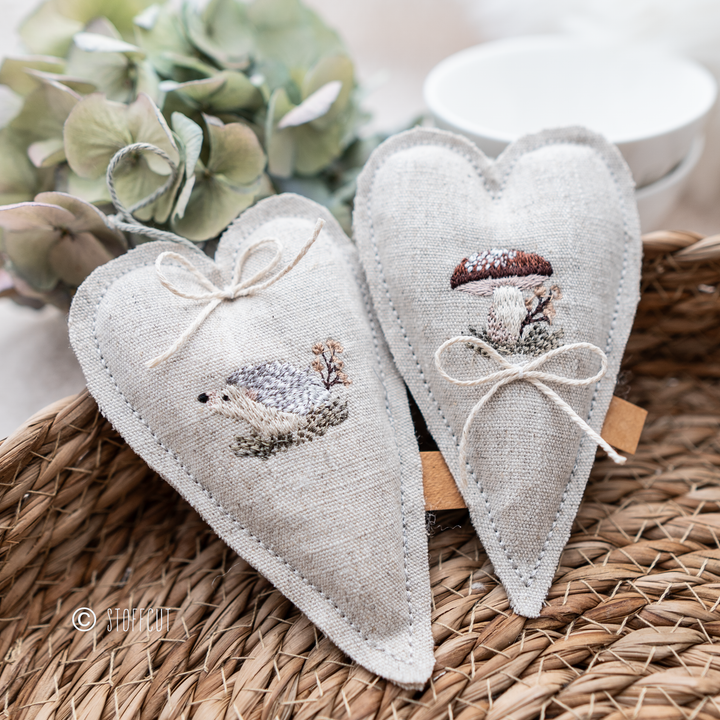 ITH Stickdatei Herbst Herzen 10x10 (4"x4")