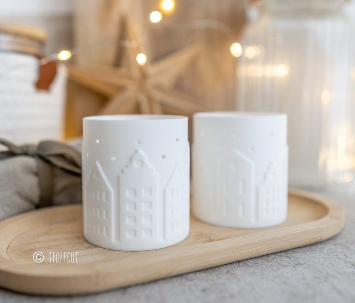 STL und 3MF Druckdatei 3D, Teelicht LED, Windlicht, XMAS, inkl. Mini-Gewerbelizenz