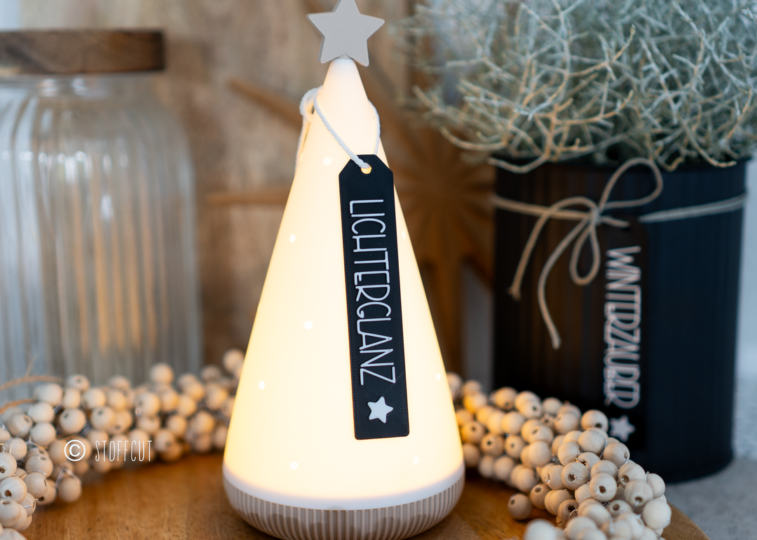 STL und 3MF Druckdatei 3D, XMAS, Advents Anhänger, inkl. Mini-Gewerbelizenz