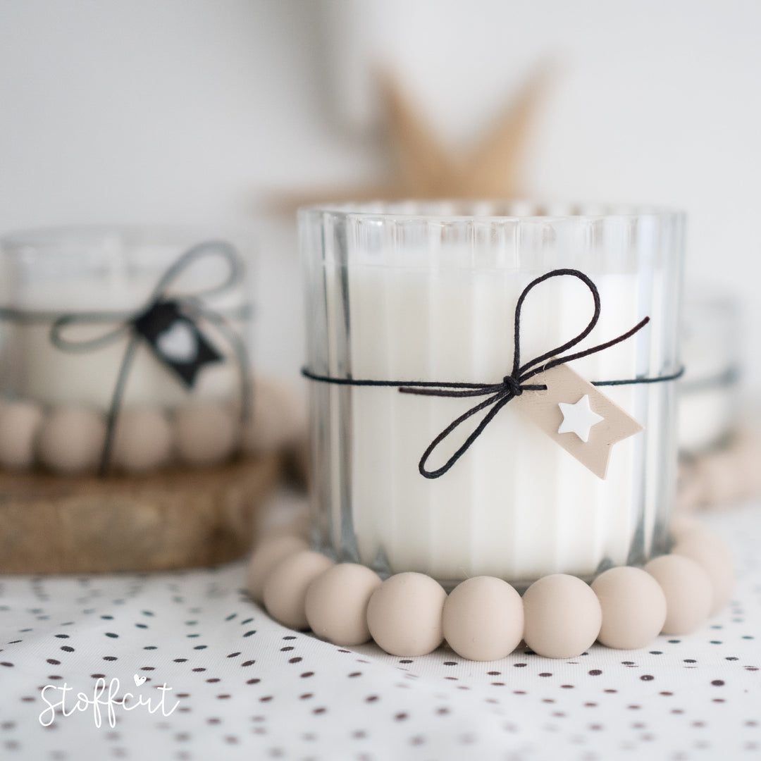 3D-Druckdatei Kerzenteller Bubbles – für IKEA Kerzengläser | STL &amp; 3MF