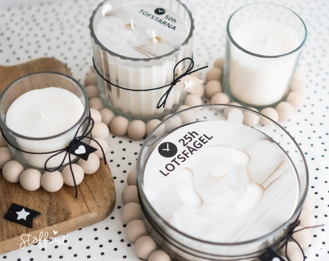 3D-Druckdatei Kerzenteller Bubbles – für IKEA Kerzengläser | STL &amp; 3MF