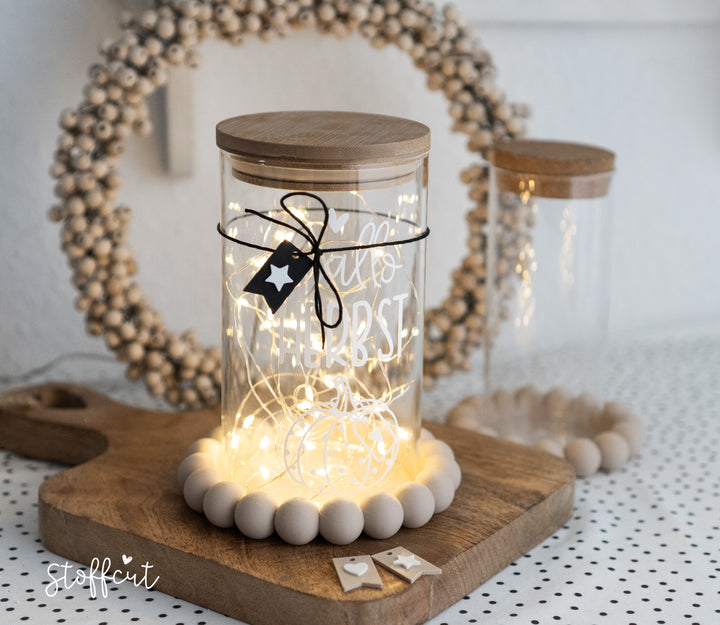 3D-Druckdatei Kerzenteller Bubbles – für IKEA Kerzengläser | STL &amp; 3MF