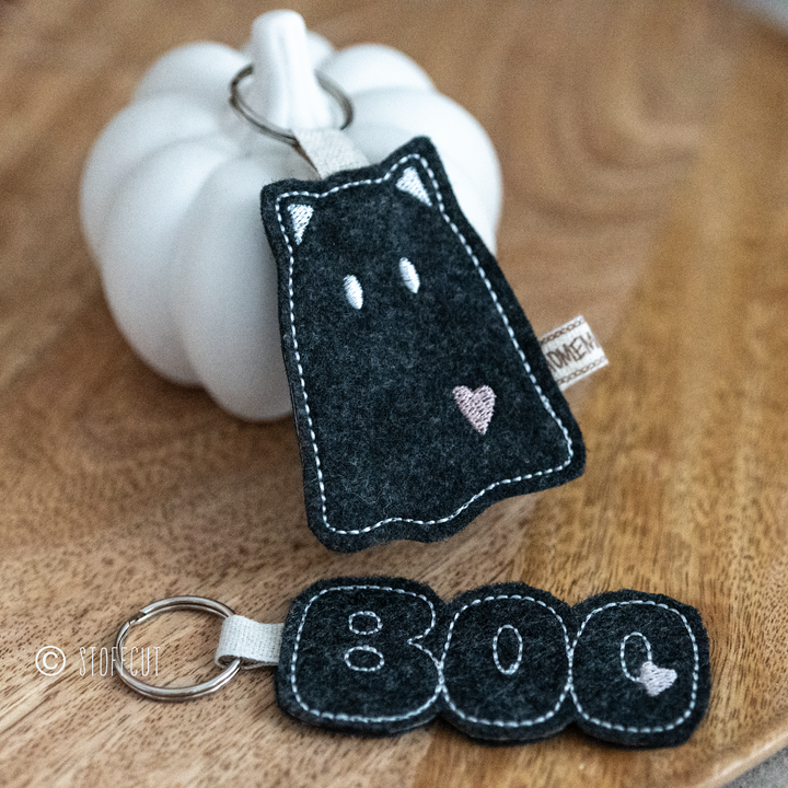 Stickdatei ITH Anhänger Geist BOO