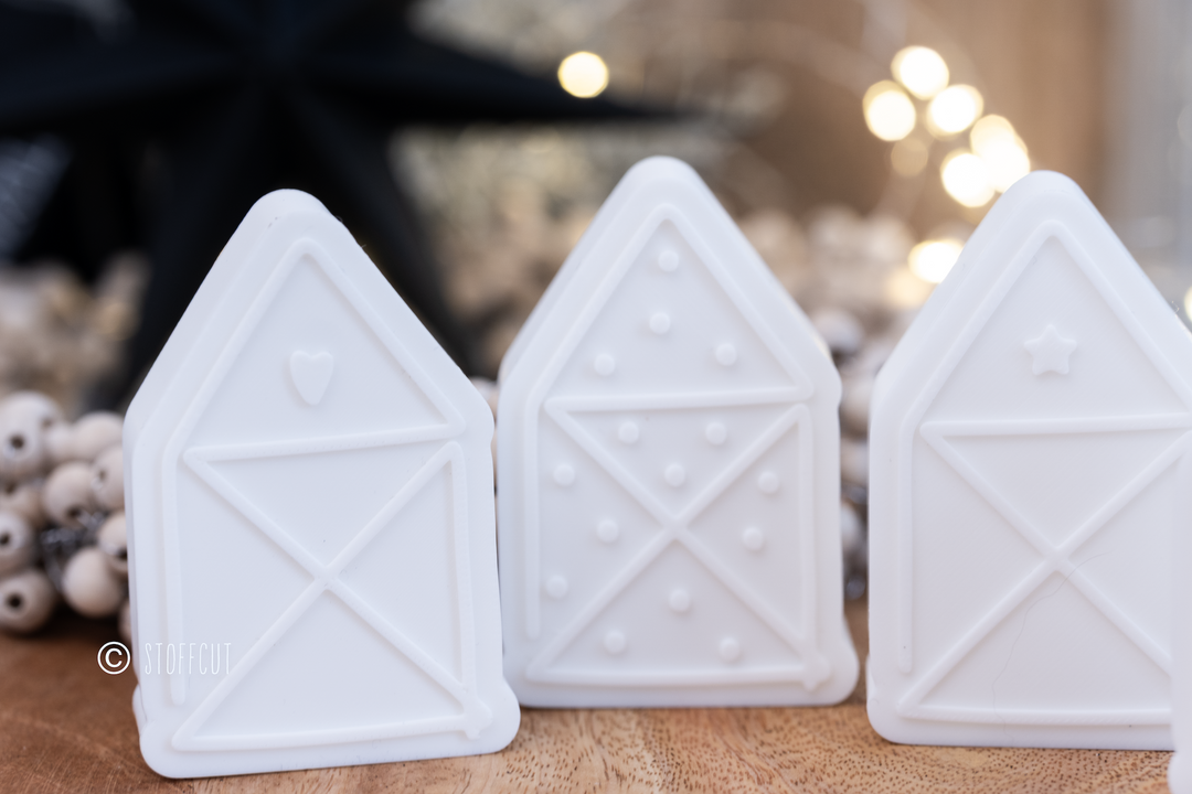 STL und 3MF Druckdatei 3D, Lichtbox, XMAS, Nikolaus-Lichthäuschen,  inkl. Mini-Gewerbelizenz