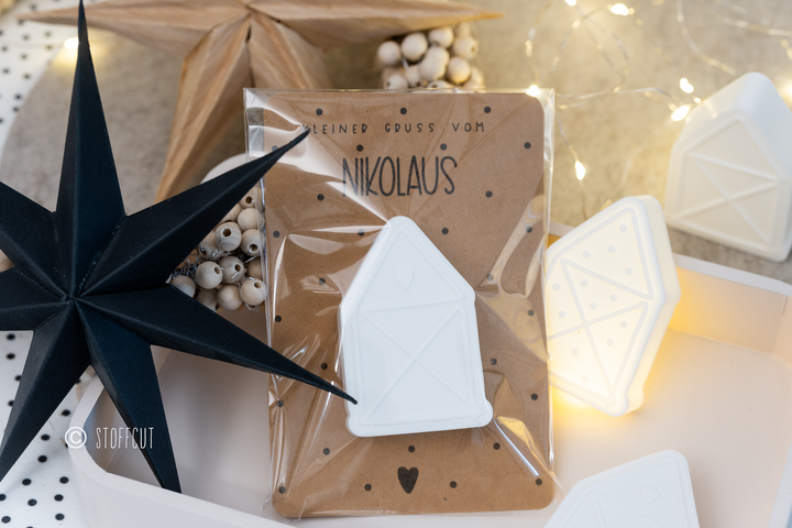 STL und 3MF Druckdatei 3D, Lichtbox, XMAS, Nikolaus-Lichthäuschen,  inkl. Mini-Gewerbelizenz