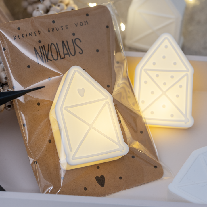 STL und 3MF Druckdatei 3D, Lichtbox, XMAS, Nikolaus-Lichthäuschen,  inkl. Mini-Gewerbelizenz