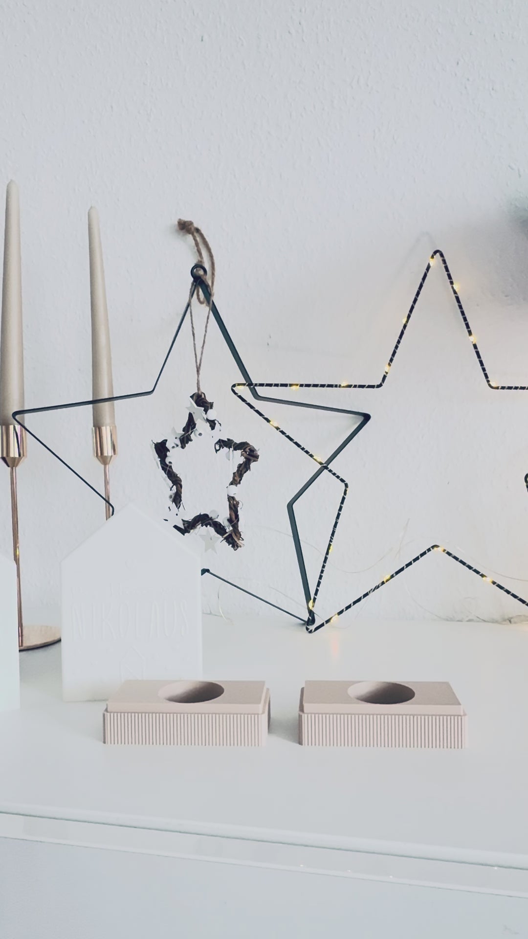 STL und 3MF Druckdatei 3D, Teelicht Haus mit Sockel, LED, Windlicht, Nikolaushaus, inkl. Mini-Gewerbelizenz